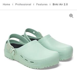 Birkenstock Mint Green Mules & Clogs